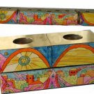 Jerusalem Oriental Hannukah Menorah & Shabbat Candlesticks by Emanuel