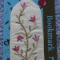 Embroidered Silk Emanuel Bookmark Flowers BME3W