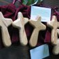 10 Olive Wood Comfort Holding Crosses + Gift Bags