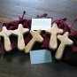 10 Olive Wood Comfort Holding Crosses + Gift Bags