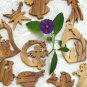 10 Olive Wood Olivewood Bethlehem Christmas Tree Ornaments