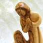 Olive Wood Holy Family Sculpture - B