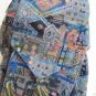 Extra Large Ethnic Back Pack Shoulder Tote Bag Blue D17