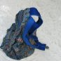Extra Large Ethnic Back Pack Shoulder Tote Bag Blue D17