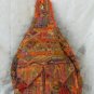 XL Ethnic Woven Backpack 3 Pockets Shoulder Tote Bag D10