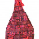 XL Ethnic Woven Backpack 3 Pockets Shoulder Tote Bag U1R