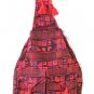 XL Ethnic Woven Backpack 3 Pockets Shoulder Tote Bag U1R