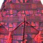 XL Ethnic Woven Backpack 3 Pockets Shoulder Tote Bag U1R