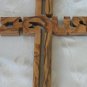 Olive Wood 'Jesus' Cross 8.25 Inch