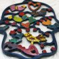 Emanuel Laser Cut Hand Painted Hamsa - Birds and Hearts HCL2