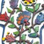 Emanuel Laser Cut Hand Painted Hamsa - Flowers HCL3