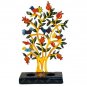 Yair Emanuel Shabbat Laser Cut Painted Candlesticks Birds CLC1A