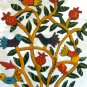 Yair Emanuel Shabbat Laser Cut Painted Candlesticks Birds CLC1A