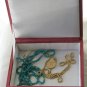 Silk Embroidered Emanuel Jewelry Box Pomegranate Design