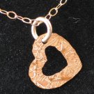 Gold Filled Heart Pendant Necklace