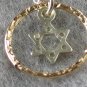 Gold Filled Ring with Silver Magen David Pendant Necklace