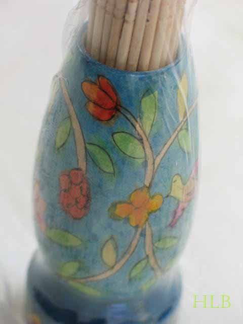 Decorative Toothpick Holder by Emanuel - Birds
