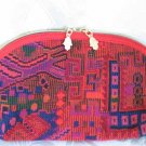 Red Cosmetic Bag or Clutch Purse