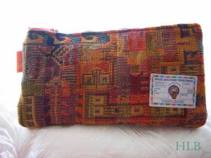 Orange Eye Glass Case/Cosmetic Bag/Small Purse