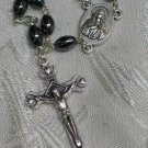 Bethlehem Hematite & Pewter Rosary