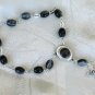 Bracelet Rosary + Black Beads Bethlehem Holy Land Wrist