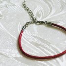 Kaballah Bracelet With Red String and Adjustable Clasp