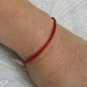 Kaballah Bracelet With Red String and Adjustable Clasp