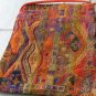 Ethnic Woven Orange Shaded Triangle Purse