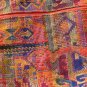 Ethnic Woven Orange Shaded Triangle Purse