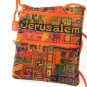 Orange Square Purse With Jerusalem Logo