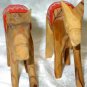 Donkeys 2 Olive Wood Carved Set