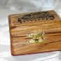 Jewelry Box Olive Wood Keepsake  Bethlehem Laser