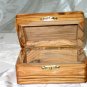 Jewelry Box Olive Wood Keepsake  Bethlehem Laser