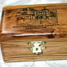 Olive Wood Large Holy Sepulcher Jewelry / Keepsake Box