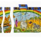 Emanuel Hannukah Menorah Wooden Fitted Puzzle Noah's Ark Israel HMF2