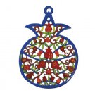 Emanuel Laser Cut Hand Painted Pomegranates  PMM1