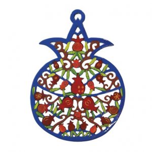 Emanuel Laser Cut Hand Painted Pomegranates  PMM1