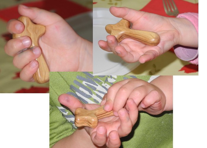 10 Holding or Comfort Child Cross from Bethlehem