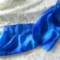 Yair Emanuel Silk Blue Scarf With Blue Tint