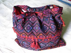 Shoulder Tote Handbag Tote Sling Multi Color Ethnic Druze Anter Mirvat EB7