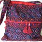 Shoulder Tote Handbag Tote Sling Multi Color Ethnic Druze Anter Mirvat EB7
