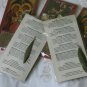 5 Set Holy Land Souvenir Olive Wood Cross Crucifix + Packet of Holy Earth