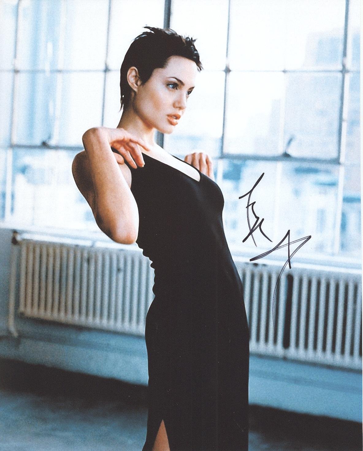Angelina Jolie Autographed Original Hand Signed 8x10 Photo.