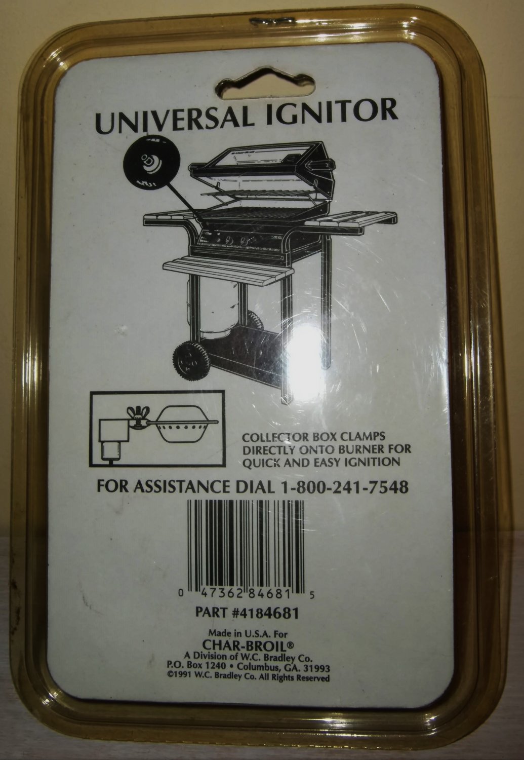 Universal Gas Grill Ignitor Char Broil Usa