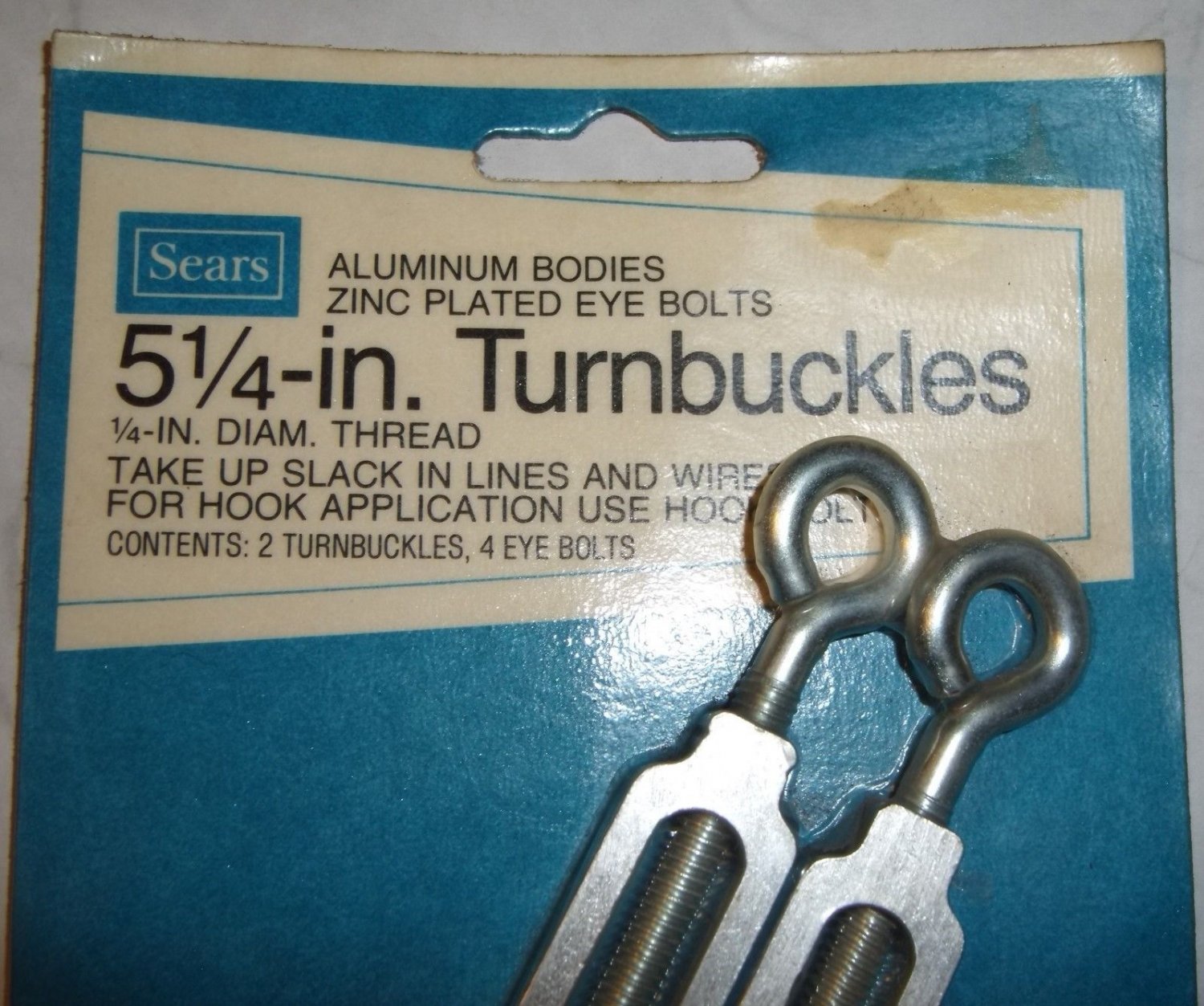 TURNBUCKLES Gate Hardware Sears Zinc Vintage 1011