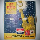 1953 TIP TOP BREAD USA Fact Wheel