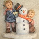 Snowman Christmas Goebel Berta Hummel 1999 Crowning Touch Porcelain Figurine BH 82 Children
