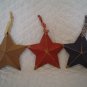Primitive Americana Paper Mache Star Ornaments