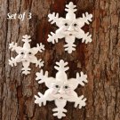 Set of Snowflake Tree Faces