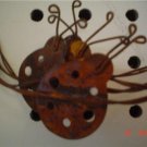 PRIMITIVE RUSTY METAL LADYBUG GARLAND